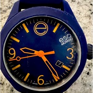 ESQ movado silicone sports watch- New 
Unisex - men/women
Color: navy -